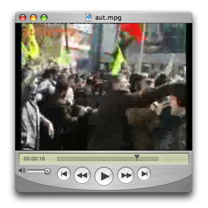 Impossible de lire la video